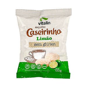 Biscoito Amanteigado Sem Glúten Caseirinho Limão Vitalin 100g