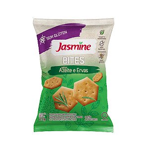 Snack Bites Sem Glúten Azeite e Ervas Jasmine 25g