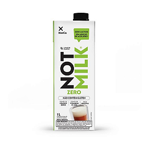 Leite Vegetal Not Milk Zero 1L | Vegano Sem Açúcar
