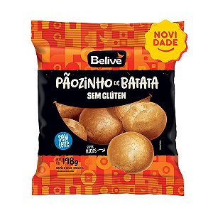 Pãozinho de Batata Sem Glúten Belive 198g