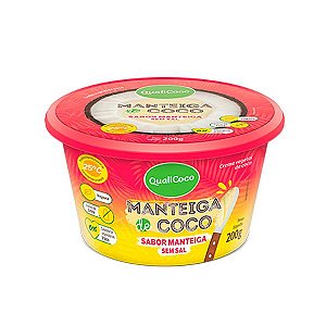 Manteiga de Coco sem Sal Qualicoco 200g