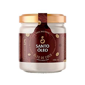 Óleo de Coco de Película Santo Óleo 200ml