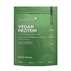 Vegan Protein sabor Neutro Pura Vida 450g