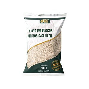 Aveia em Flocos Médios Sem Glúten Sabor Verde 1kg