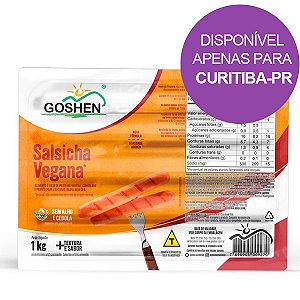 Salsicha Vegana Goshen 1kg