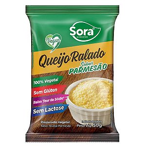 Queijo Ralado Vegetal Parmesão Sora 50g