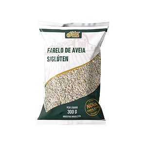 Farelo de Aveia Sem Glúten Sabor Verde 300g