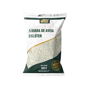 Farinha de Aveia Sem Glúten Sabor Verde 300g