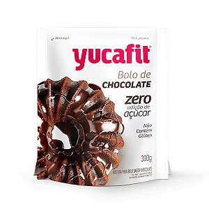 Mistura Bolo de Chocolate Zero Yucafit 300g
