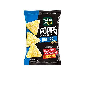 Chips de Pipoca Natural com Sal Popps