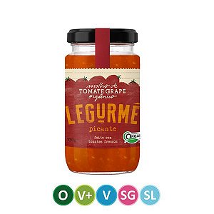 Molho de Tomate Grape Orgânico Picante Legurmê 330g