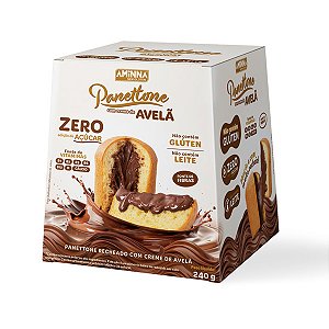 Panettone com Avelã Sem Glúten Aminna 240g