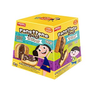 Panettone Kids com Avelã Sem Glúten Aminna 80g