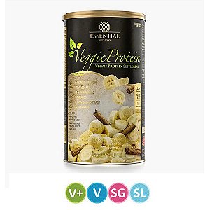 Veggie Protein Banana e Canela Essential 462g