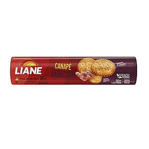 Biscoito Canapé sabor Bacon Liane 90g