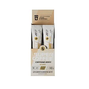 Super Coffee 3.0 Beijinho sachê Caffeine Army Display 14un