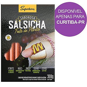 Salsicha Vegetal Sanduíche Superbom 300g