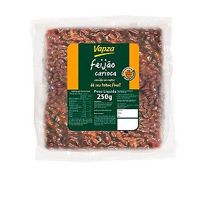 Feijão Carioca Cozido Vapza 250g