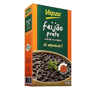 Feijão Preto Cozido Vapza 500g