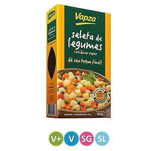 Seleta de Legumes Cozidos no Vapor Vapza 500g