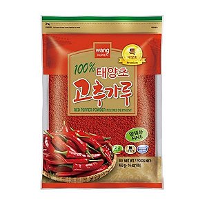 Pimenta Vermelha em Pó Fina Gochugaru Wang Premium 453g