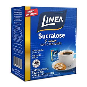 Adoçante Sucralose em Pó Linea 50 Sachês