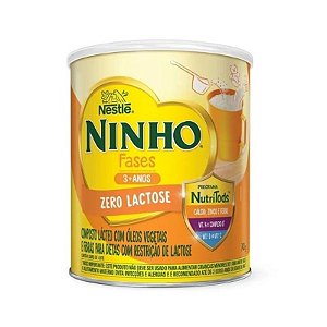 Ninho Fases 3 Anos Zero Lactose 700g