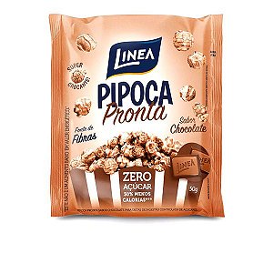 Pipoca Pronta Chocolate Zero Açúcar Linea 50g