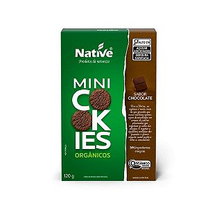 Mini Cookies Orgânicos Chocolate Native 120g