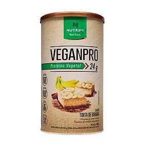 VeganPro Proteína Vegetal Torta de Banana Nutrify 450g