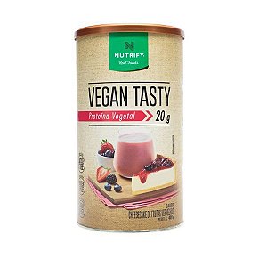 Vegan Tasty Proteína Vegetal Cheesecake Frutas Vermelhas Nutrify 420g