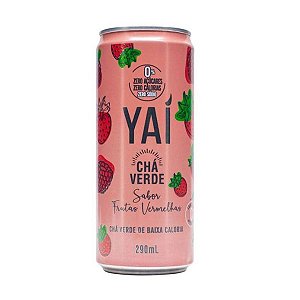 Chá Verde Frutas Vermelhas Yaí 290ml