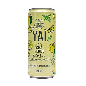 Chá Verde Limão Siciliano e Hortelã Yaí 290ml