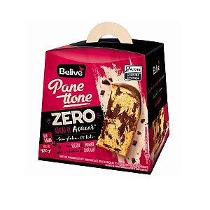 Panettone de Chocolate Zero Açúcar Belive 420g
