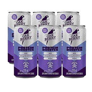 Protein Booster Açaí e Guaraná Moving Oakberry Pack 6un