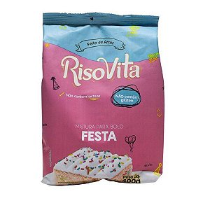Mistura para Bolo de Festa Sem Glúten Risovita 400g