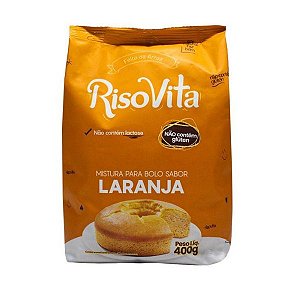 Mistura para Bolo de Laranja Sem Glúten Risovita 400g