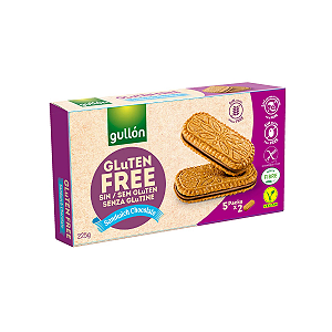 Biscoito Sanduíche Chocolate Vegano Gullón 225g