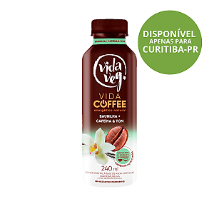 Vida Coffee Vida Veg 240ml | Bebida Proteica Vegana Baunilha, Café e Chocolate