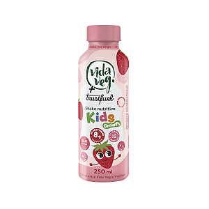 Shake Nutritivo Kids Growth Morango Vida Veg 250g | Nutrição Completa para Crianças