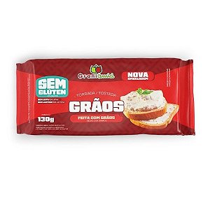 Torrada com Grãos Sem Glúten Grani Amici 150g | Crocante, Saudável e Sem Trigo