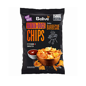 Batata Doce Chips Barbecue Belive 50g