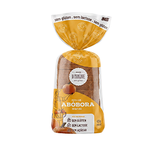 Pão de Abóbora Zero Açúcar e Sem Glúten Di Mangiare 420g