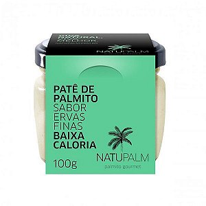 Patê de Palmito sabor Ervas Finas Natupalm 100g