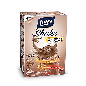 Shake sabor Chocolate Zero Açúcar Linea 330g