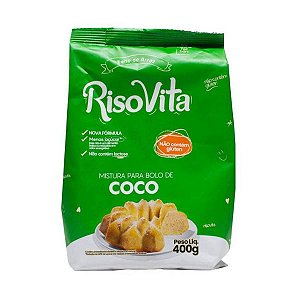 Mistura para Bolo de Coco Sem Glúten Risovita 400g