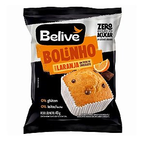 Bolinho Laranja e Gotas de Chocolate Zero Belive 40g