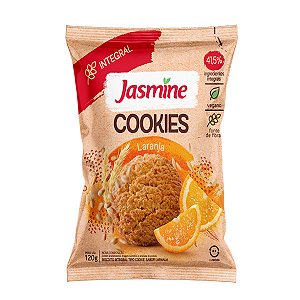 Cookies Integrais Vegano Laranja Jasmine 120g