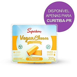 Queijo Vegano Cheddar Superbom 200g