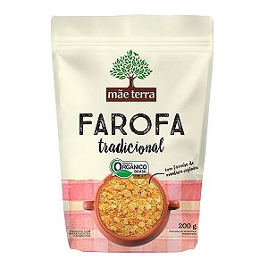 Farofa Tradicional Orgânica Mãe Terra 200g